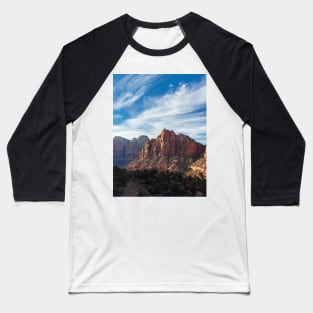 Mountain Range in Zion National Park Baseball T-Shirt